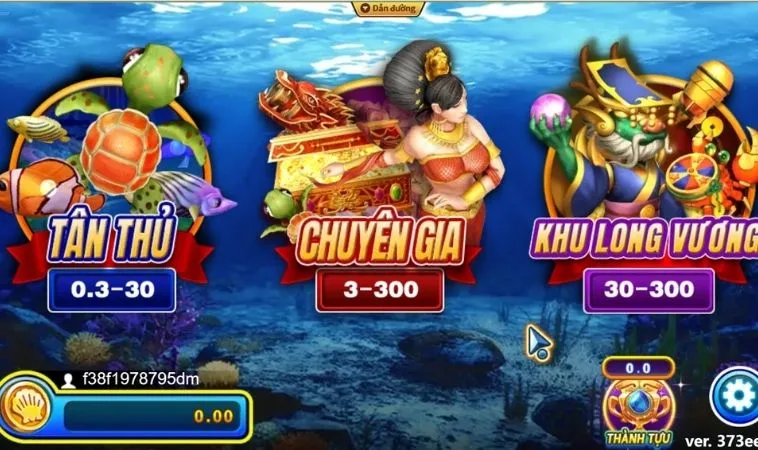 Bí Kíp Săn Rồng Vàng U888 Bắn Cá Rồng Trúng Jackpot Cực Lớn 2 Các phòng chơi trong game Bắn Cá Rồng tại U888