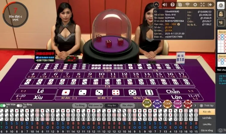 Bật Mí Cách Chơi Tài Xỉu U888 Bách Phát Bách Trúng Từ Cao Thủ 2 Chơi Tài Xỉu U888 cùng dealer xinh đẹp